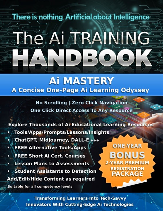 THE Ai TRAINING HANDBOOK FOR SCHOOLS/LIBRARIES